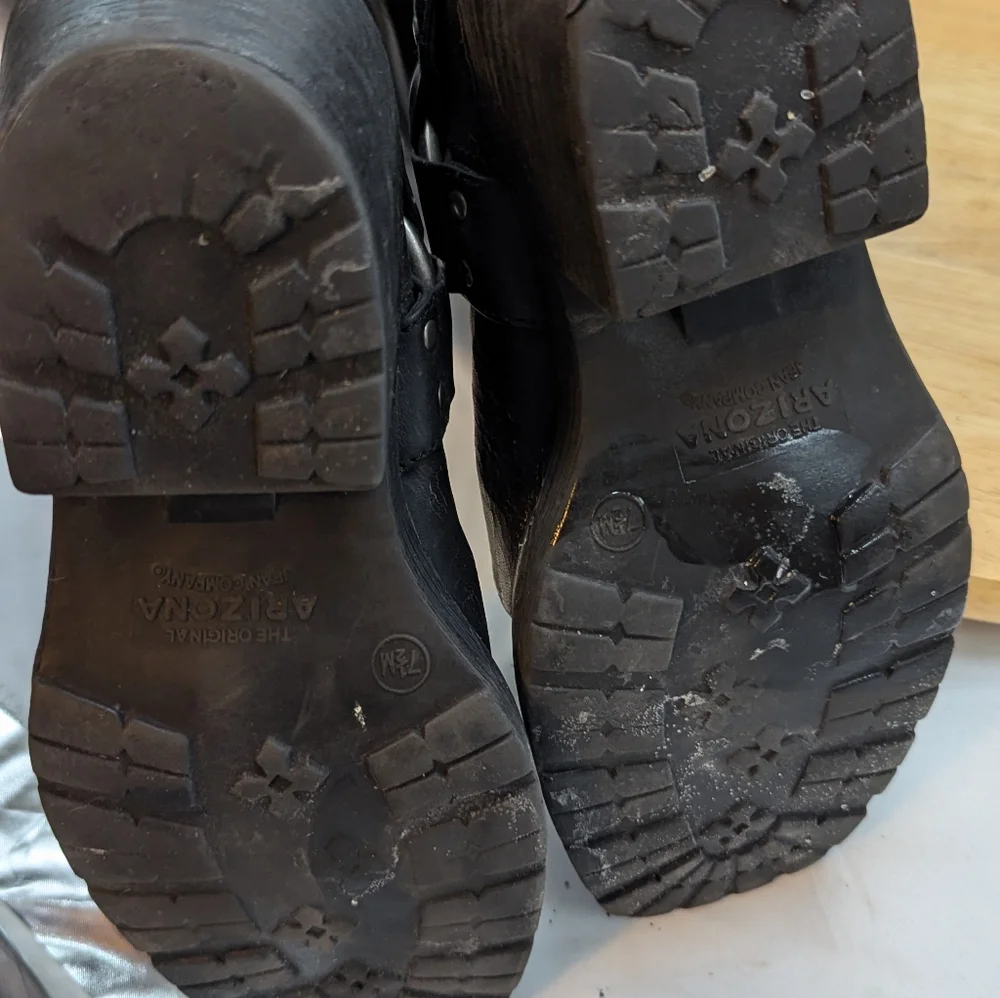 Womens US 7.5 Arizona Harness Cowboy / Biker Boots - Picture 5 of 6